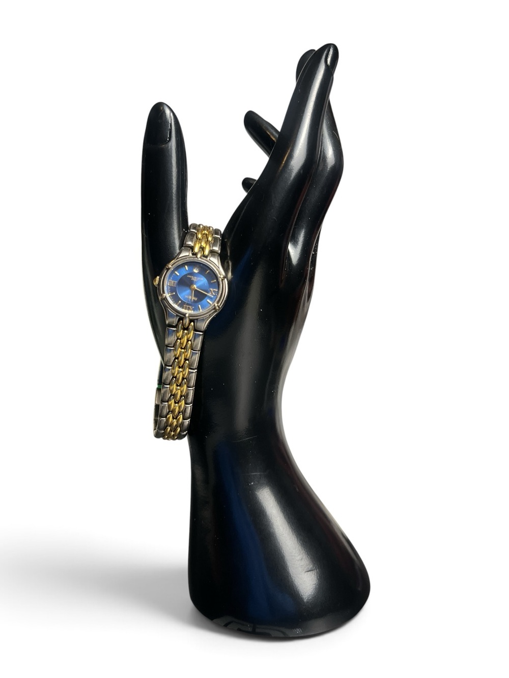 Armitron Now‎ Women's Blue Dial Two Tone Date Quartz Watch 75/2267 Vintage